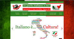 Desktop Screenshot of ioparloitalianoetu.com